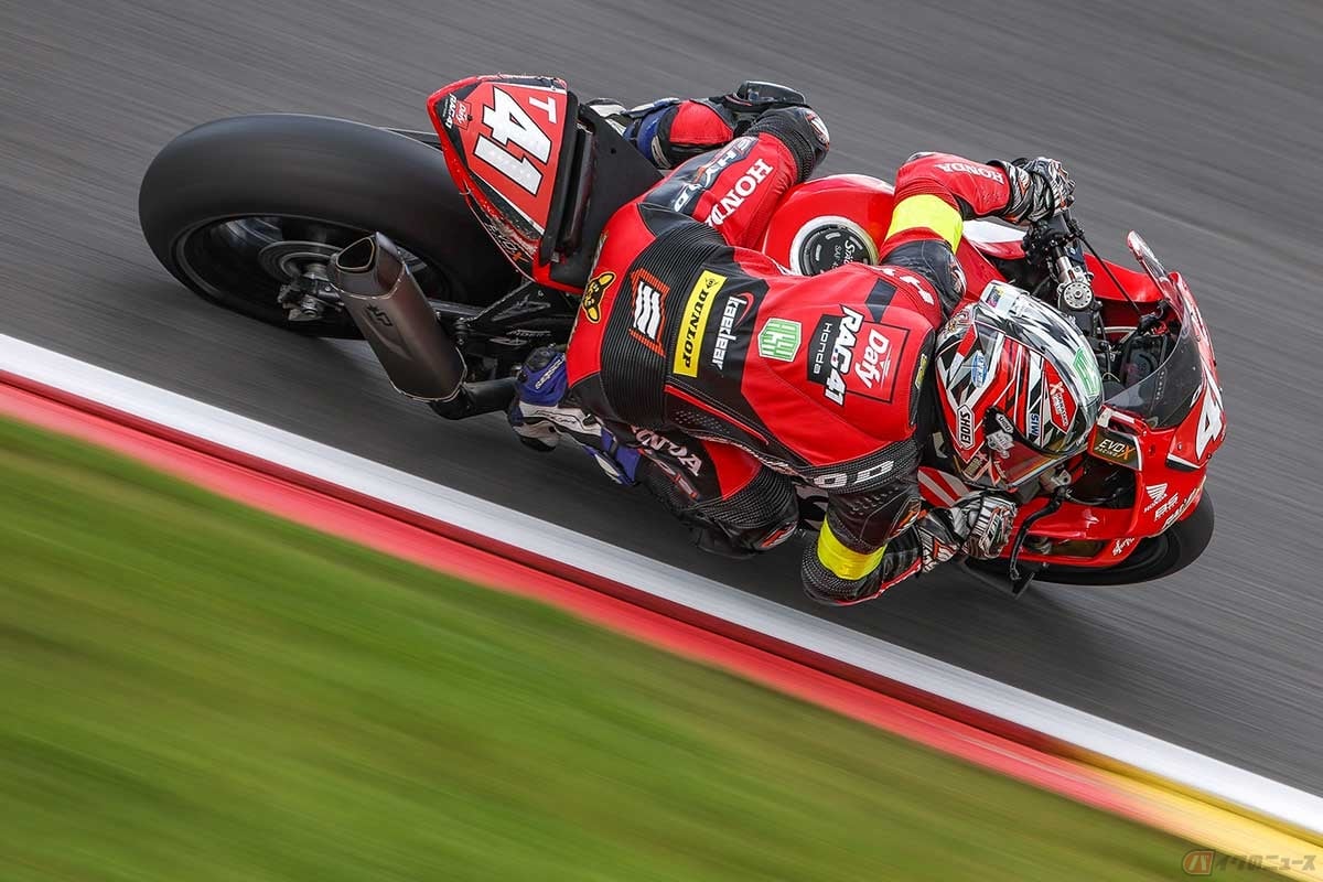 「FIM 世界耐久ロードレース選手権(EWC)」第2戦「スパ8時間耐久レース」決勝に挑む石塚健選手
