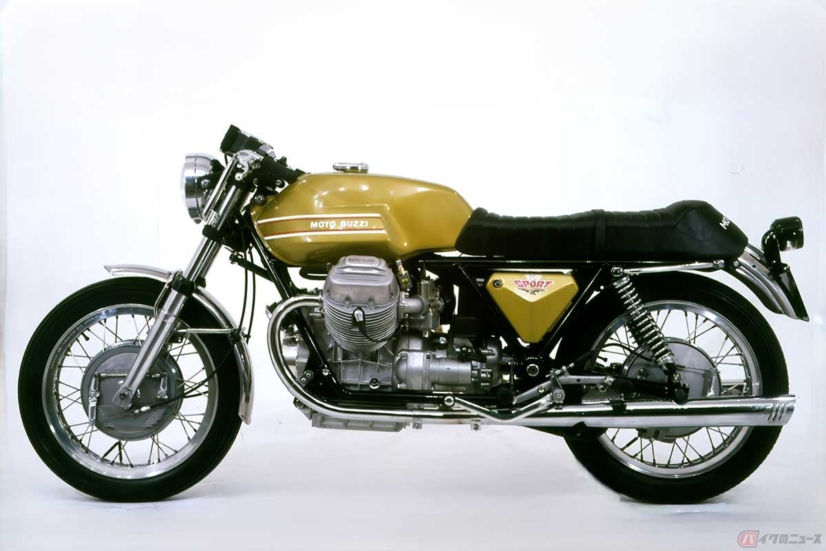 1967年から発売が始まったV7シリーズが北米市場での成功を前提にしていたのに対して、1972年にデビューした「V7 SPORT」はヨーロッパ市場を重視して開発