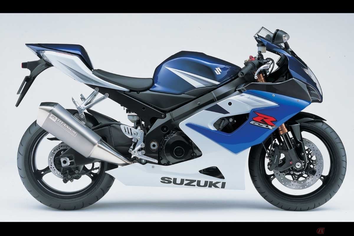 スズキ「GSX-R1000」2005年モデルの「K5型」。最高出力は178PS