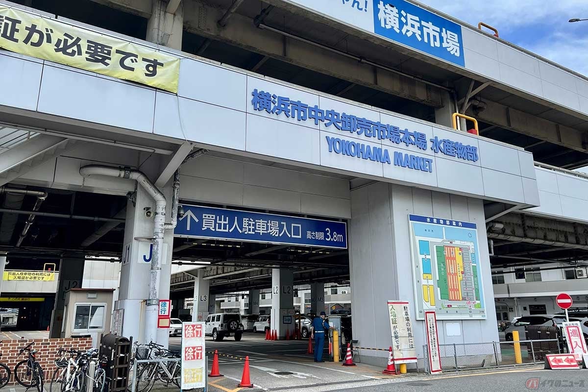 「横浜中央卸売市場」の水産仲卸棟