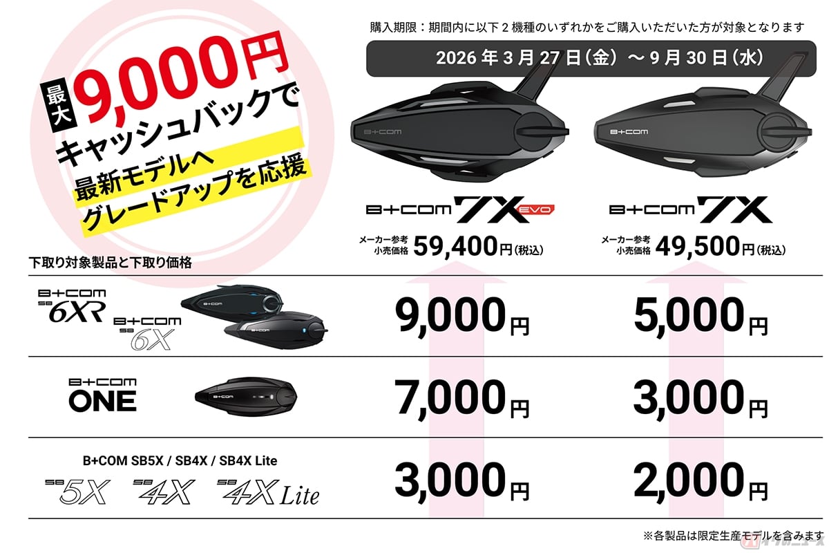 最大9000円キャッシュバックされる「B+FLEX」乗り換えキャンペーン