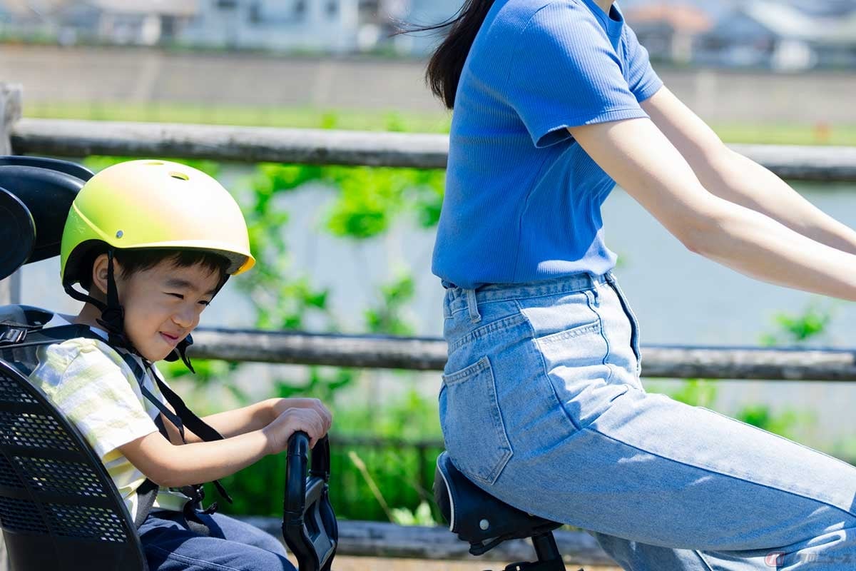 夏の“子乗せ”自転車に要注意