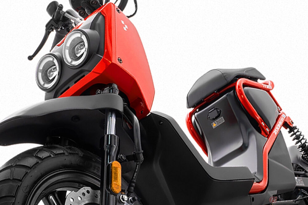 ホンダ「ズーマー」2026年モデル登場！ むき出しのスチールパイプ