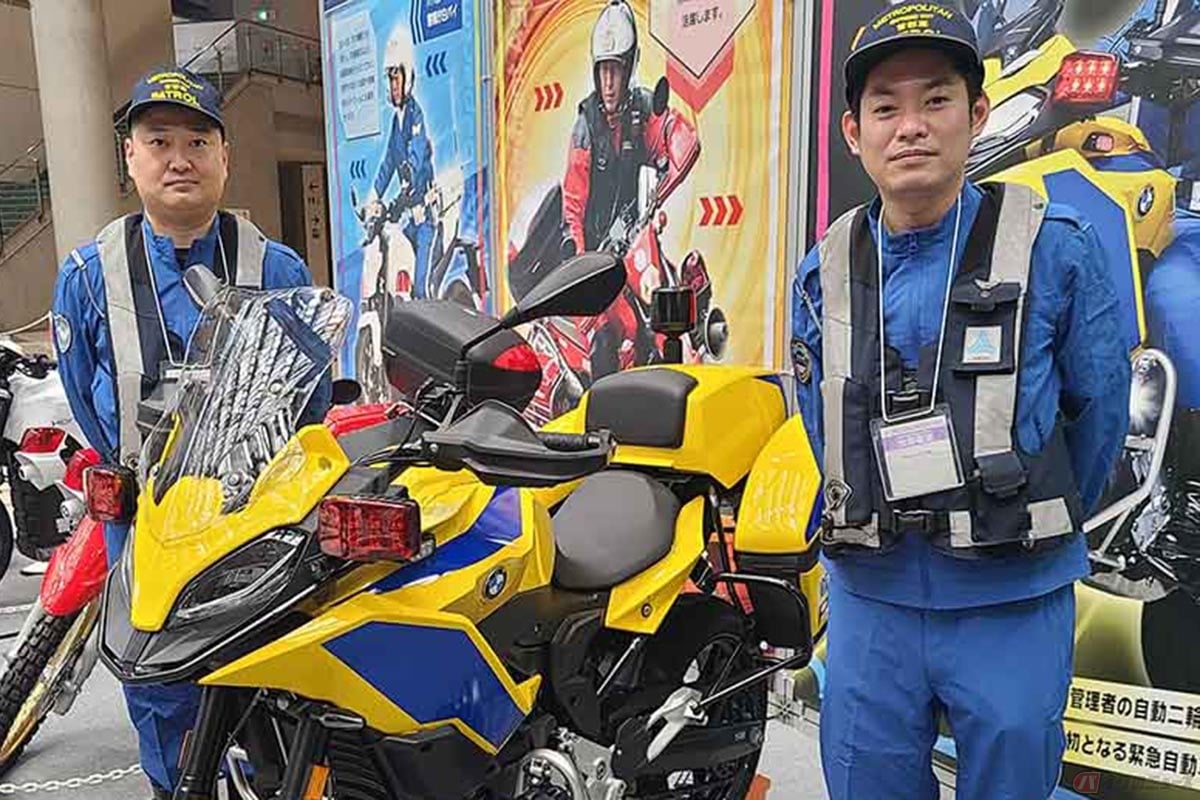 BMW Motorrad「F900XR POLICE仕様」の黄バイを所有するのは、民間企業の首都高パトロール。バイク隊もこの会社の社員です