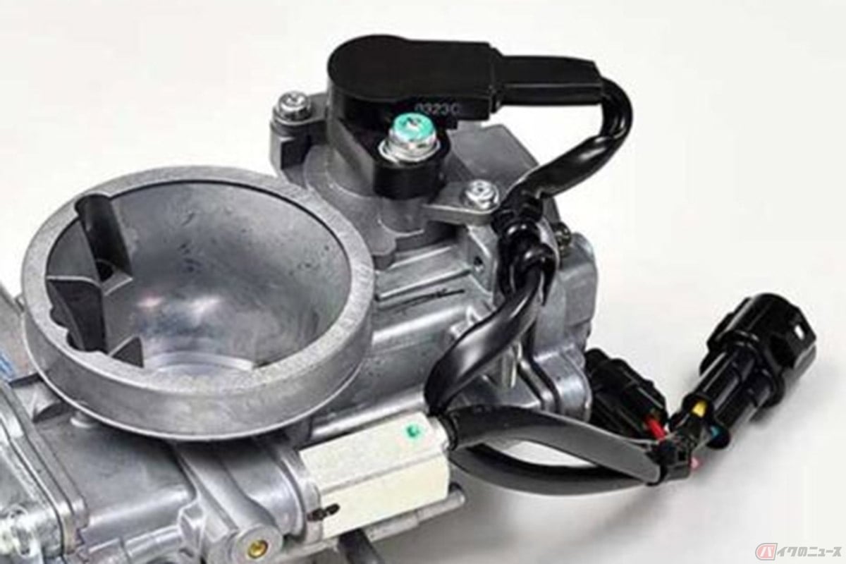 エンジンに取り込む空気の量を調整するスロットルバルブの開き具合を検知する装置「スロットルポジションセンサー(TPS)」