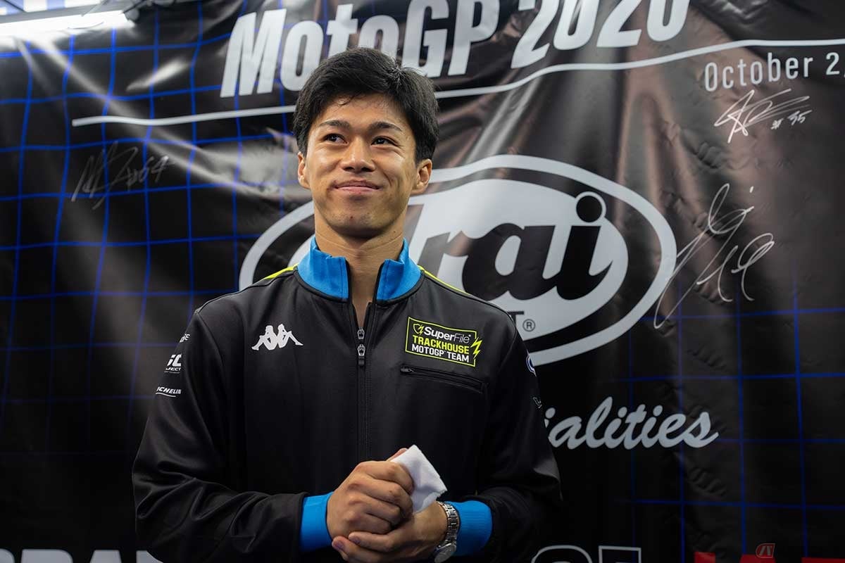2025年のMotoGP日本グランプリから1年。2026年は世界でも注目を集めるライダーとなってもてぎに戻って来た小椋藍選手(c)Trackhouse Racing